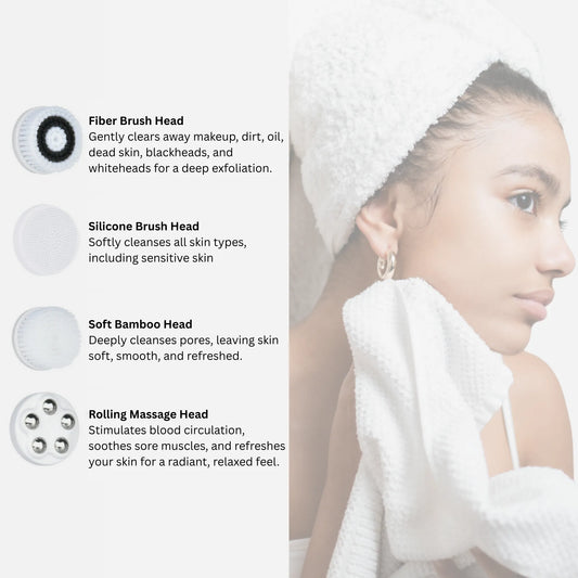Electric Facial Cleansing Brush – Deep Cleanse & Refresh
