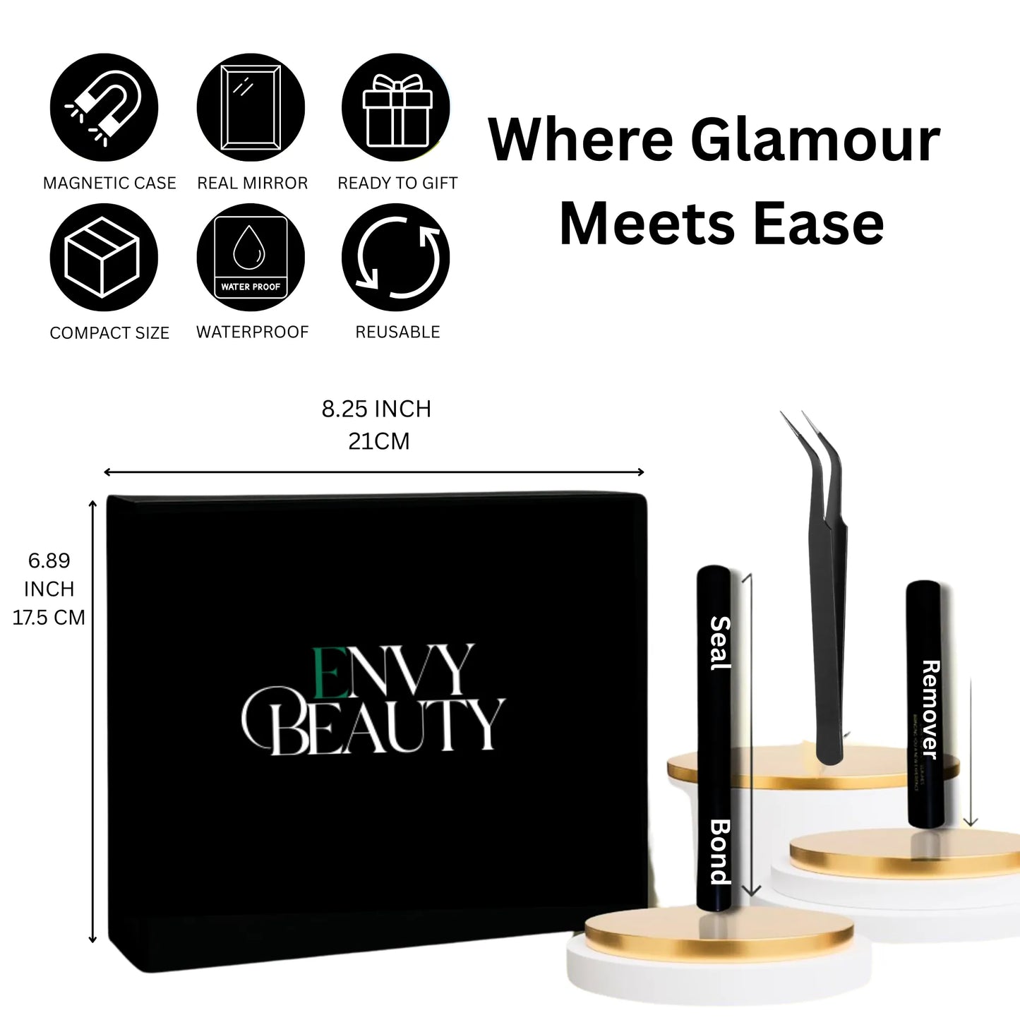 Eyelash Extension Kit with Bond & Seal – Salon Look at Home