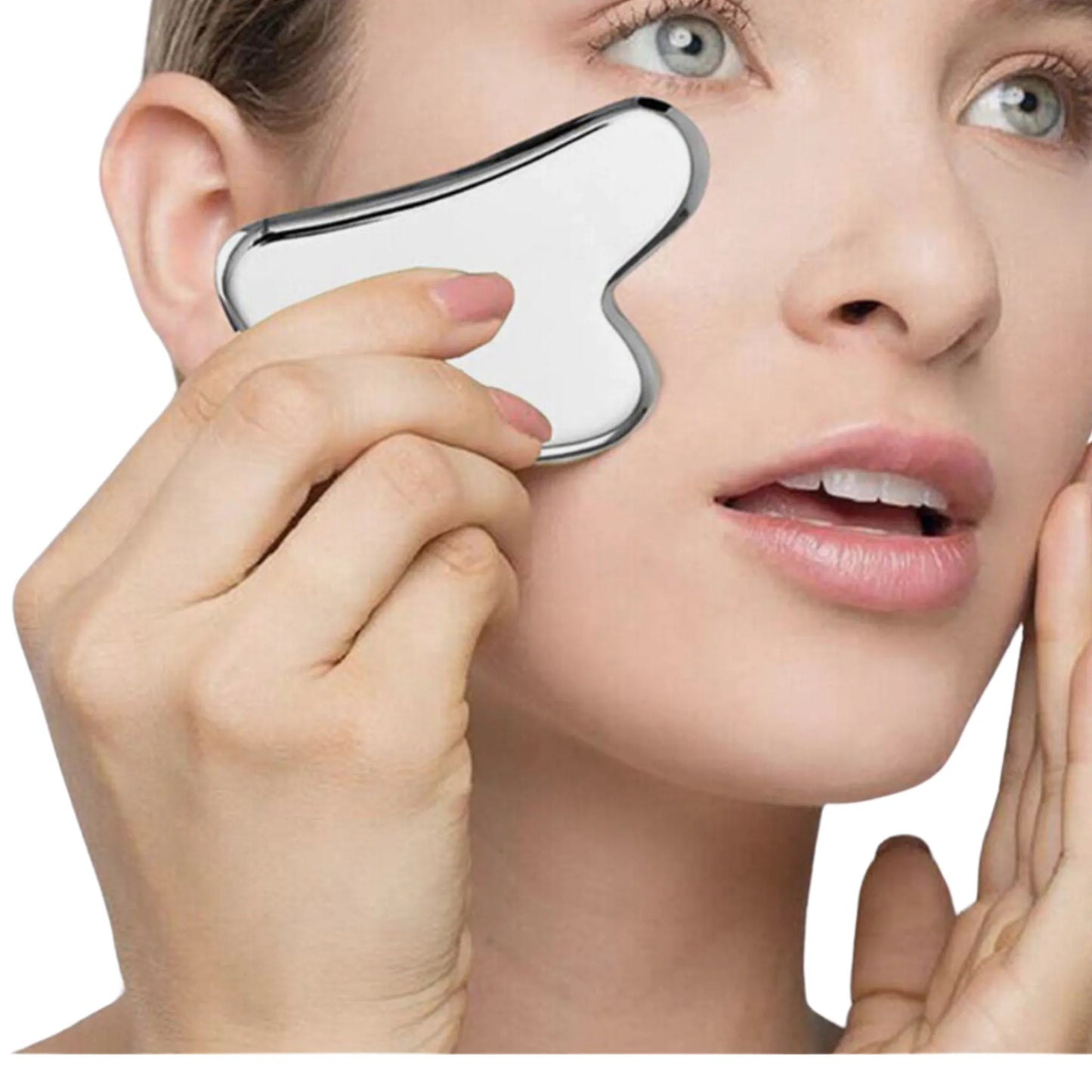 Stainless Steel Gua Sha – Sculpt & Glow