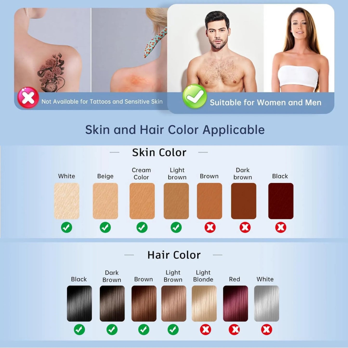 Ice-Cooling Laser Hair Removal Device