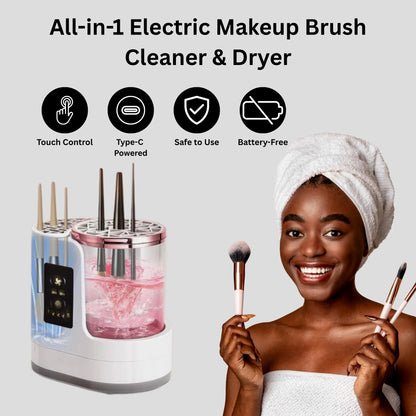 Electric Makeup Brush Cleaner & Dryer – Quick & Easy