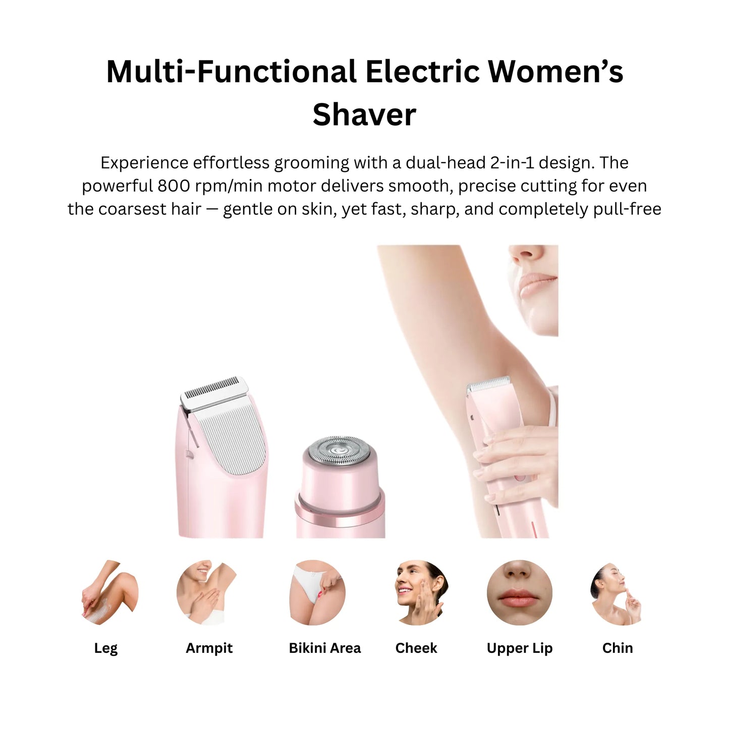 All-Over Hair Remover – Painless & Portable