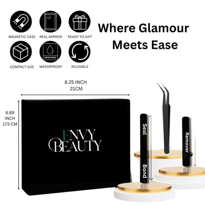 Eyelash Extension Kit with Bond & Seal – Salon Look at Home