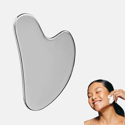 Stainless Steel Gua Sha – Sculpt & Glow