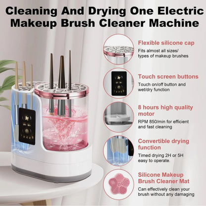 Electric Makeup Brush Cleaner & Dryer – Quick & Easy