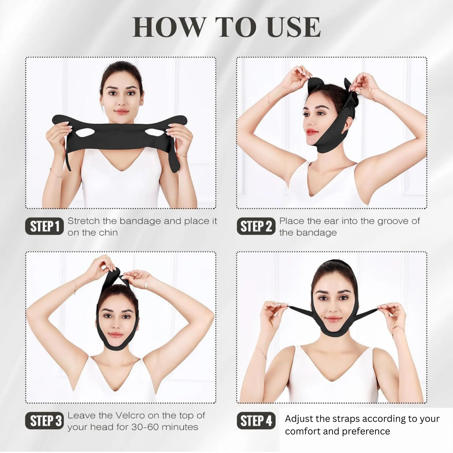 Facial Lifting Belt — Firm & Contour Support