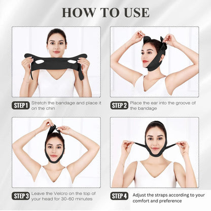 Facial Lifting Belt — Firm & Contour Support