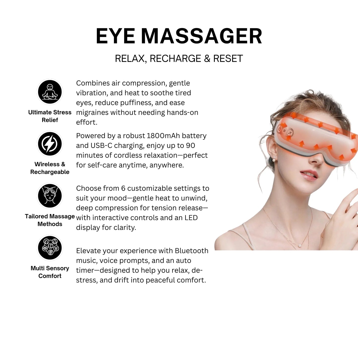 Eye Massager – Reduce Dark Circles & Puffiness