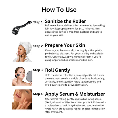 Microneedle Derma Roller – Skin Renewal Tool